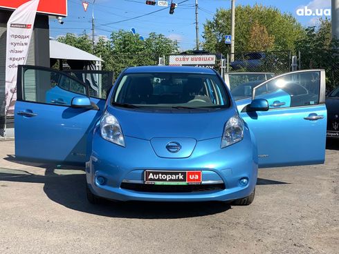 Nissan Leaf 2014 синий - фото 6