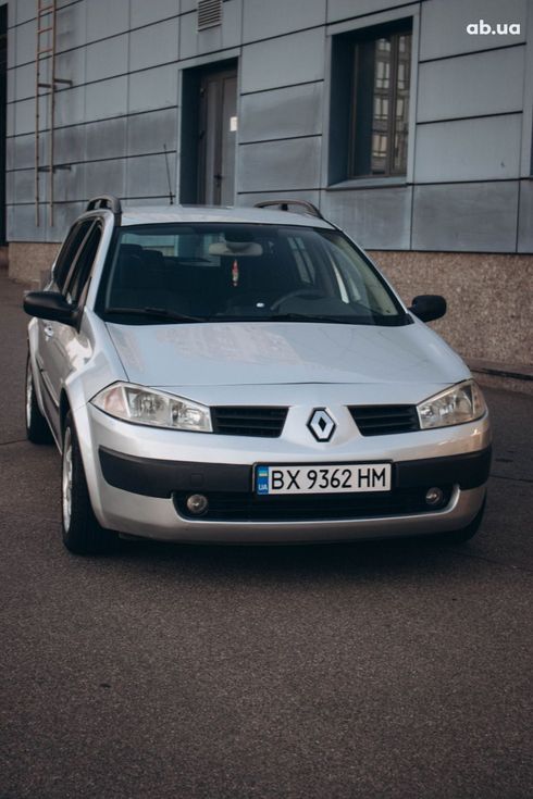 Renault Megane 2005 серебристый - фото 1