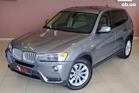 BMW X3 2012 серый - фото 2