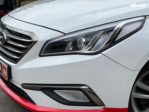 Hyundai Sonata 2016 белый - фото 4