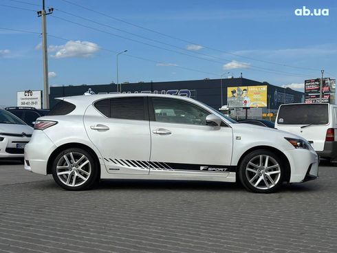 Lexus ct 200h 2016 белый - фото 11