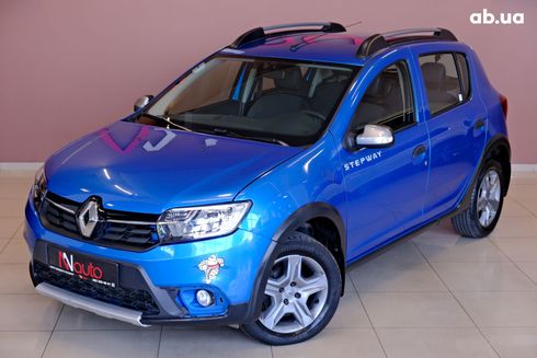 Renault Sandero Stepway 2019 голубой - фото 2