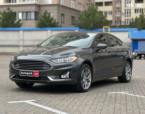 Ford Fusion 2019 серый - фото 2