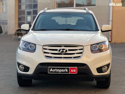 Hyundai Santa Fe 2011 белый - фото 2