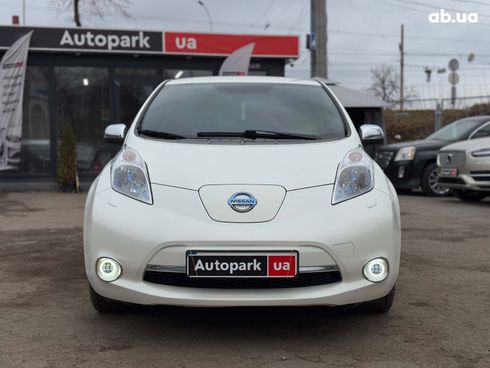 Nissan Leaf 2014 белый - фото 3