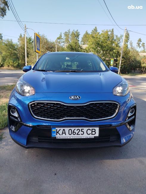 Kia Sportage 2020 голубой - фото 2