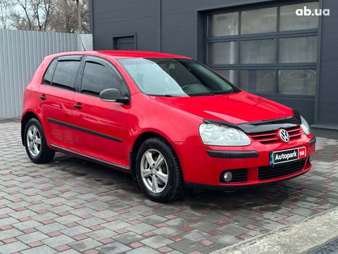 Volkswagen Golf 2007 красный - фото 12