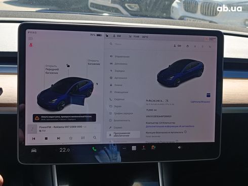 Tesla Model 3 2019 синий - фото 26