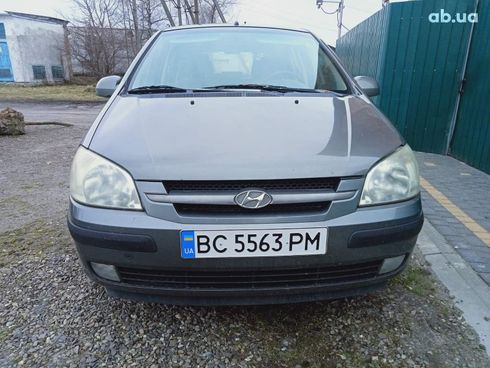 Hyundai Getz 2004 серый - фото 4