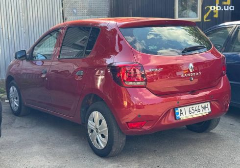 Renault Sandero 2019 вишневый - фото 3