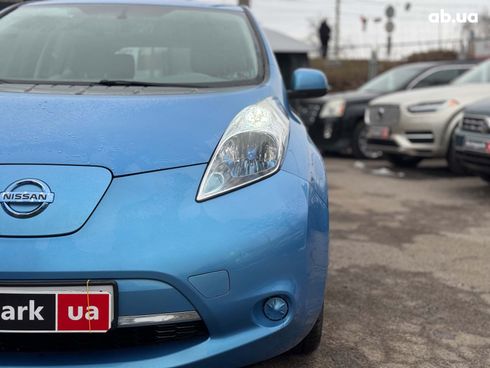 Nissan Leaf 2014 синий - фото 4