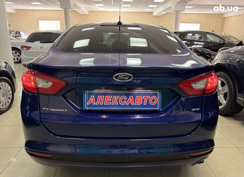 Ford Fusion 2016 синий - фото 2