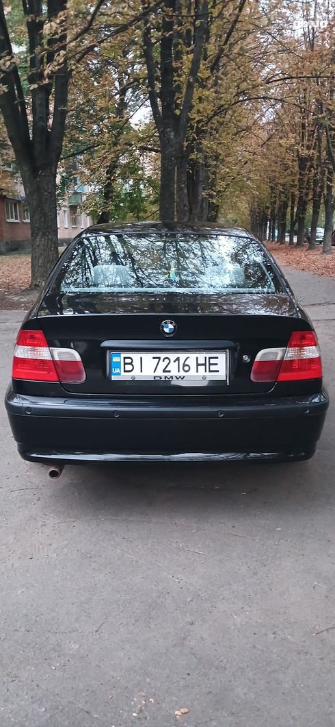 BMW 3 серия 2003 черный - фото 13