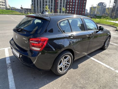 BMW 1 серия 2012 черный - фото 3