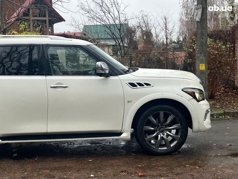 Infiniti QX80 2017 белый - фото 34