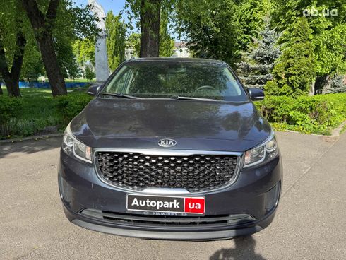 Kia Sedona 2014 синий - фото 2