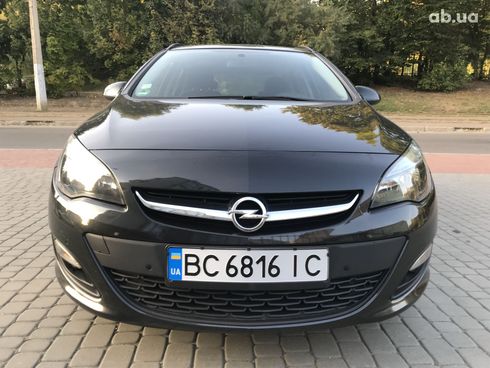 Opel Astra 2014 черный - фото 8