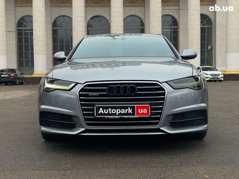 Audi A6 2016 серый - фото 2