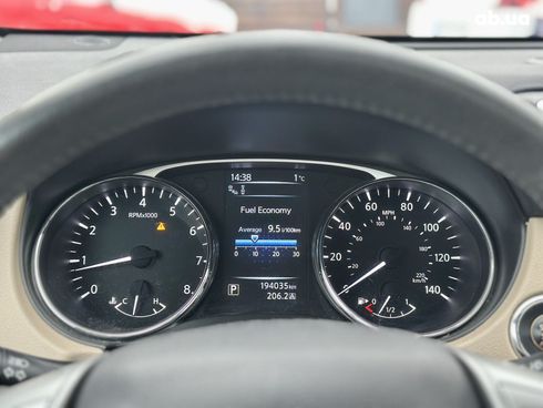 Nissan Rogue 2016 красный - фото 14