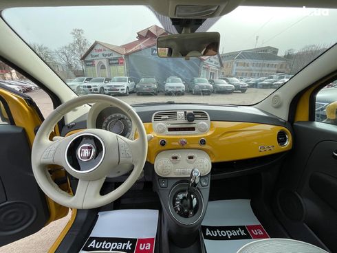 Fiat 500 2014 желтый - фото 29