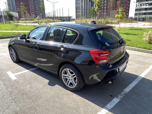 BMW 1 серия 2012 черный - фото 5