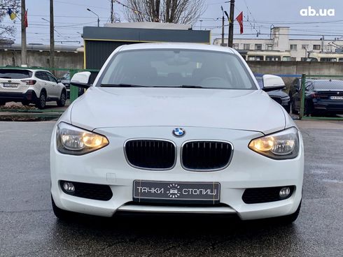 BMW 1 серия 2012 белый - фото 2