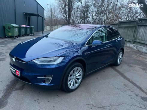 Tesla Model X 2018 синий - фото 14