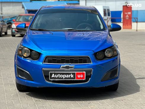 Chevrolet Aveo 2012 синий - фото 2