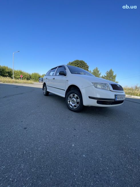 Skoda Fabia 2002 белый - фото 10