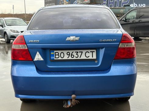 Chevrolet Aveo 2008 синий - фото 8