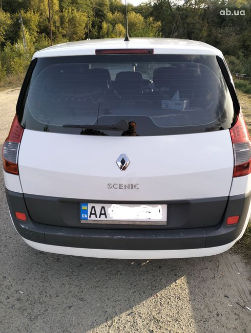 Renault Scenic 2008 белый - фото 4