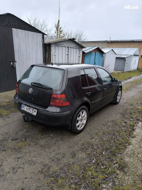 Volkswagen Golf 2001 черный - фото 2