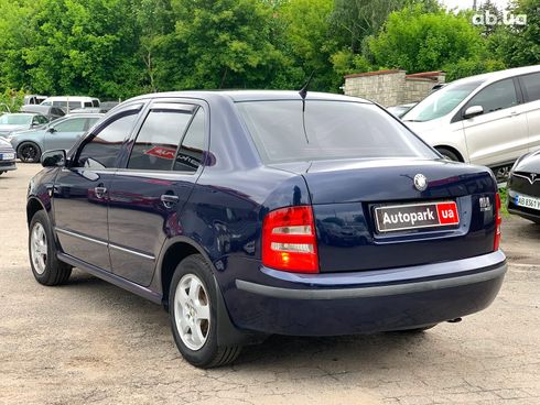 Skoda Fabia 2002 синий - фото 7