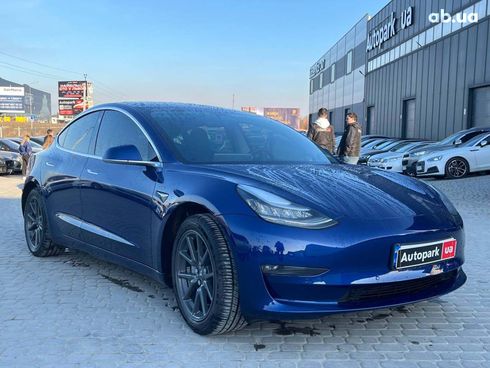 Tesla Model 3 2020 синий - фото 3