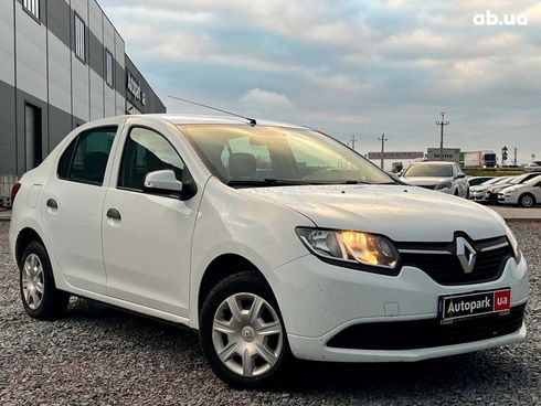 Renault Logan 2016 белый - фото 12