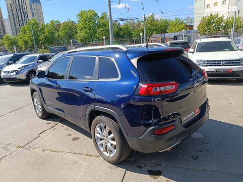 Jeep Cherokee 2014 синий - фото 4