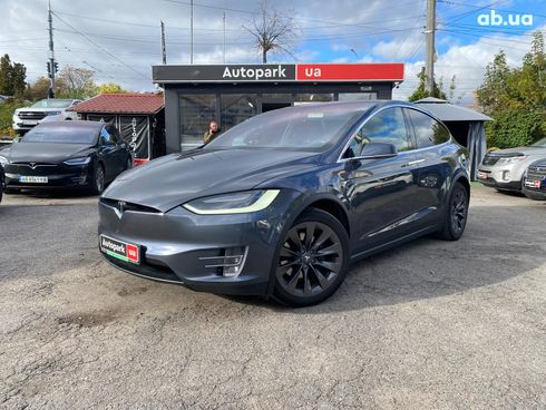 Tesla Model X 2018 серый - фото 3