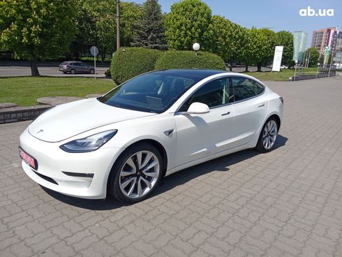 Tesla Model 3 2020 белый - фото 3