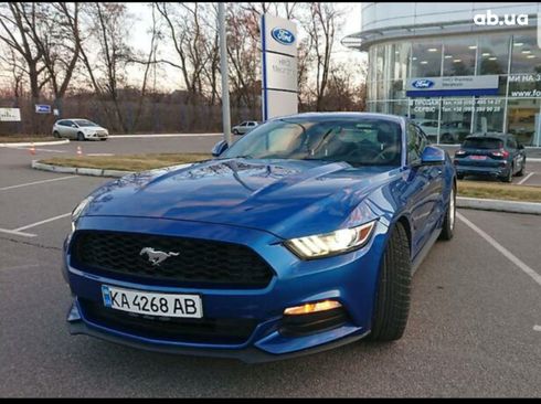 Ford Mustang 2016 синий - фото 2