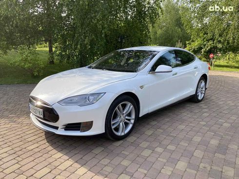 Tesla Model S 2013 белый - фото 2