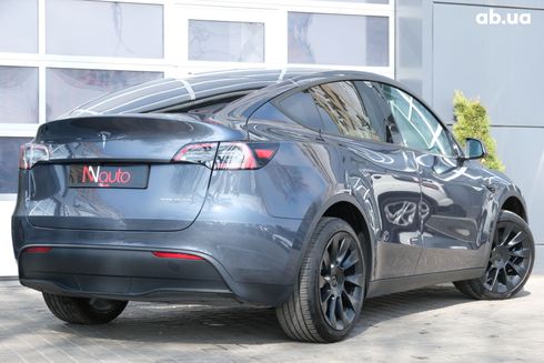Tesla Model Y 2022 серый - фото 4