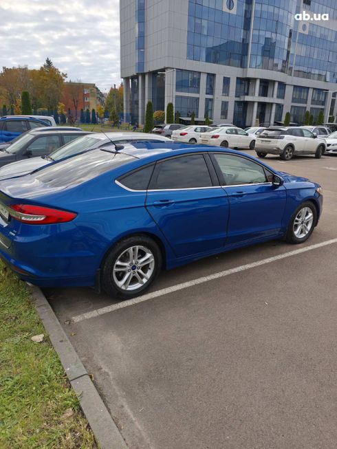 Ford Fusion 2018 синий - фото 3