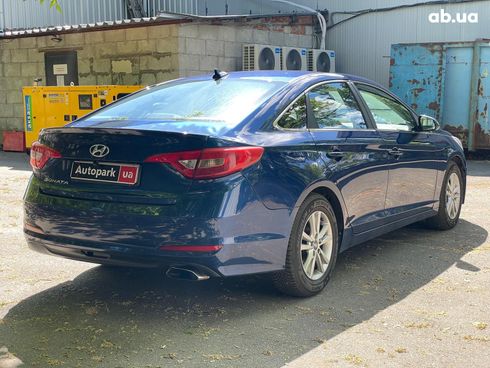 Hyundai Sonata 2016 синий - фото 8