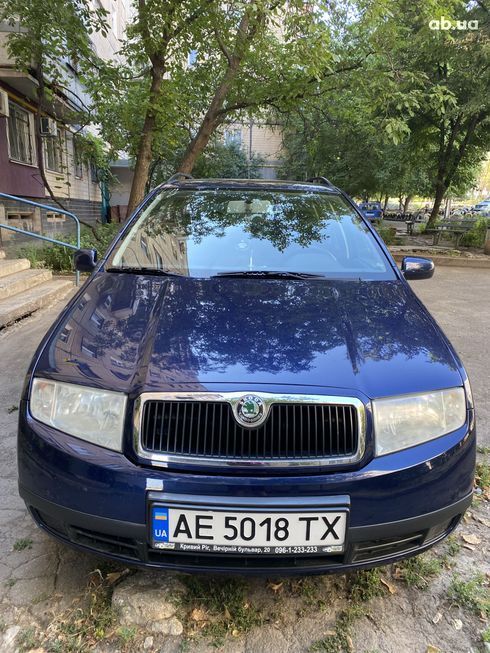 Skoda Fabia 2004 синий - фото 6