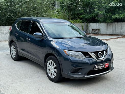 Nissan Rogue 2015 синий - фото 3