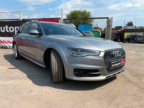 Audi a6 allroad 2015 серый - фото 8