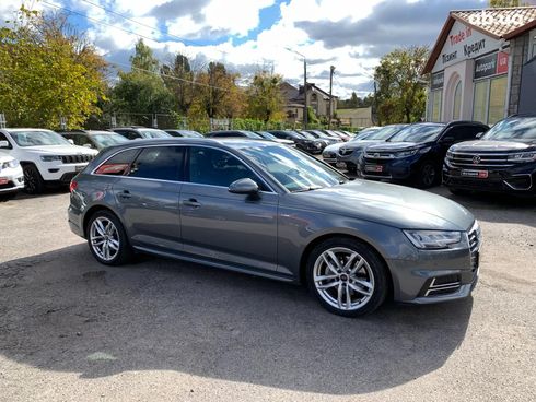 Audi A4 2016 серый - фото 4