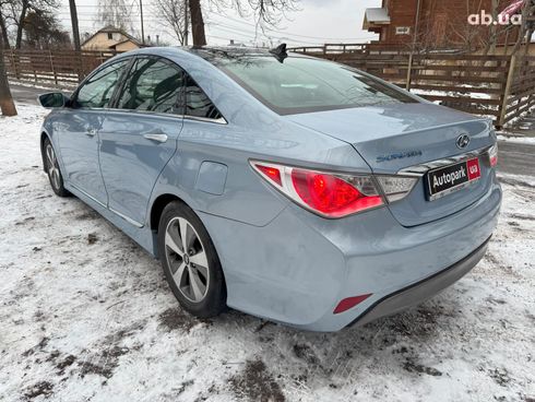 Hyundai Sonata 2011 синий - фото 7