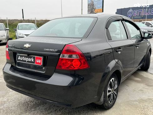 Chevrolet Aveo 2008 черный - фото 4