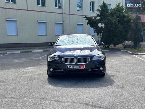BMW 5 серия 2016 синий - фото 8
